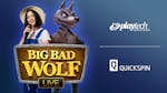 Quickspin and Playtech Introduces Big Bad Wolf Live